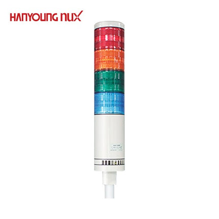 HANYOUNG Signal Tower Light, Steady Only, 4-Tier STL060-AC514M