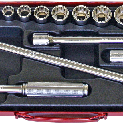 KOKEN 1/2" Drive Socket Set, 6-Point 4289M-6P