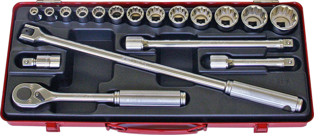 KOKEN 1/2" Drive Socket Set, 6-Point 4289M-6P