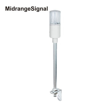PATLITE Signal Tower Light, 1-Tier, Multicolor, L-Shaped, Buzzer Type MT5I-102LBJ-RYGBC