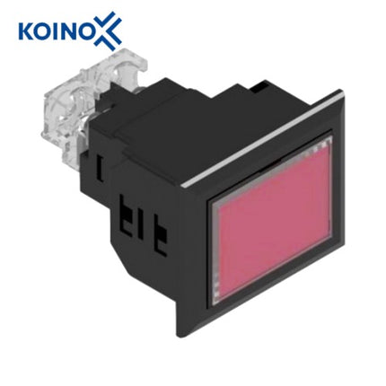 KOINO LED Cluster Indicator Light, Square, Red, 1x1, 1 Cell KH-5040L-24NCK