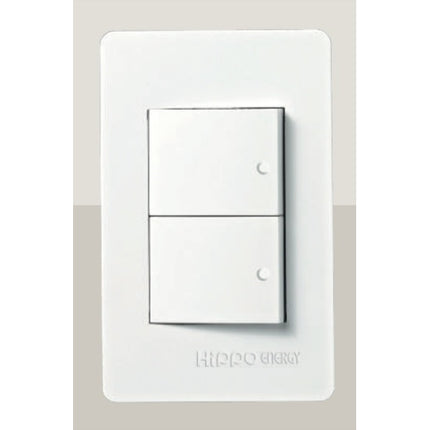 HIPPO Wide Switch, 2 Gang DS-1200
