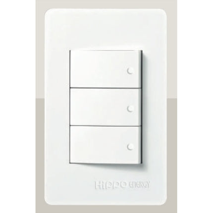 HIPPO Wide Switch, 3 Gang DS-1300