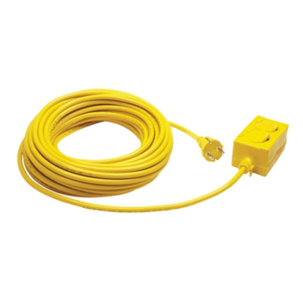 BESTO Industrial Power Strip, 2 Outlets, Cover TOP25-100M 2.5SQ*3C*100M