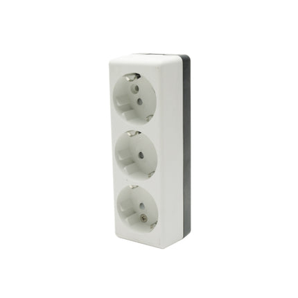 BESTO Surface-Mount Grounded Outlet, 3 Outlets BE-3C