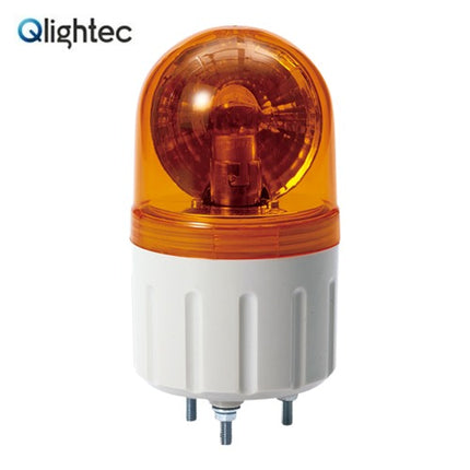 QLIGHT Warning Light, Ø60, Compact, Yellow, AC110V S60R