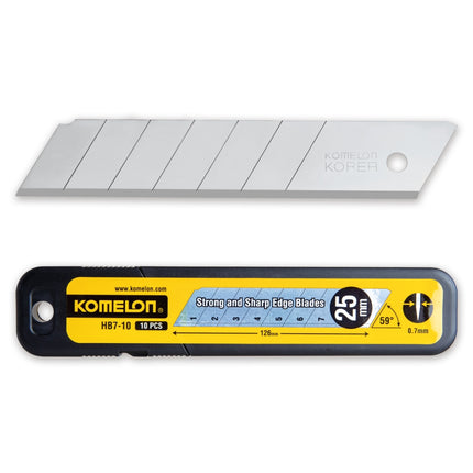 KOMELON Utility Knife Blades, 25mm HB7-10