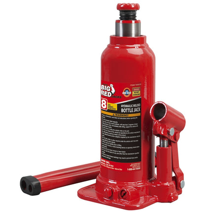 TORIN Hydraulic Jack T90804 8.0 TON min 222MM, max 447MM