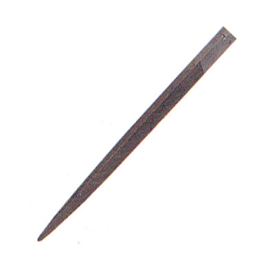 THK Needle File Set, Triangular, Second Cut F-S12M-T 12-pc set
