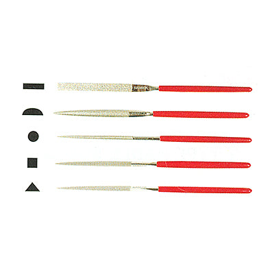 THK Diamond File Set F-D160 5PCS/160mm