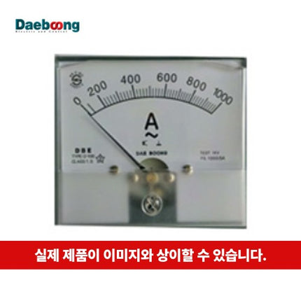 DBELEC Ammeter, AC600/5, Square Type DB100T