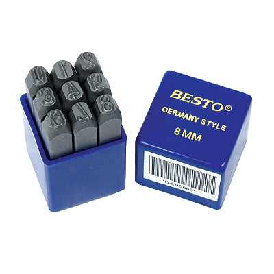 BESTO Number Punch Set B-LPS080 8.0mm(9PCS)