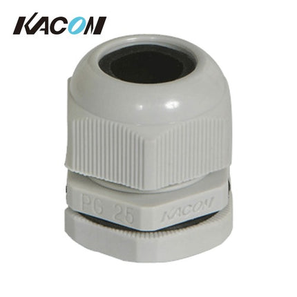 KACON Cable Gland, Cord Lock Connector, Gray (Pack of 100) KA-PG25G