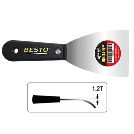 BESTO Putty Knife, Flexible B-SC75F 75mm