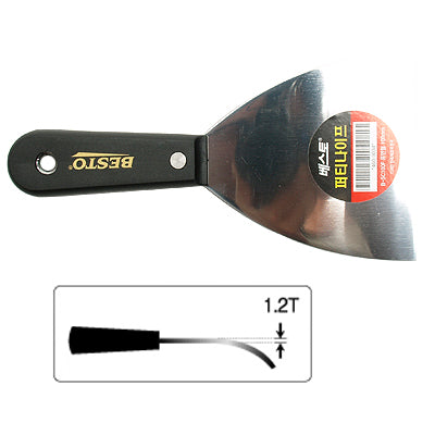 BESTO Putty Knife, Flexible B-SC100F 100mm