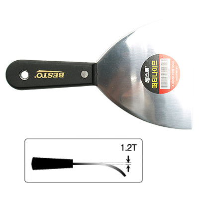 BESTO Putty Knife, Flexible B-SC125F 125mm