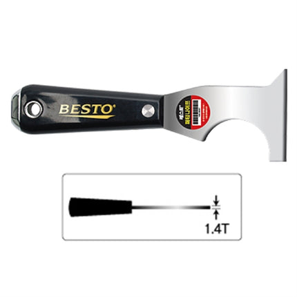 BESTO Putty Knife, Rigid B-SC51D 5 in 1