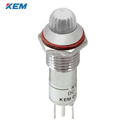 KEM KEM LED Indicator Light, Ø10mm, High-Brightness, AC220V, White KLCRAU-10A220W