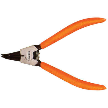 BESTO Snap Ring Pliers, Bent B-OB125 125mm(open)/OD(use range6~15dia.)