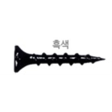 DAEHWA Wood Screw, Black COARSE THREAD