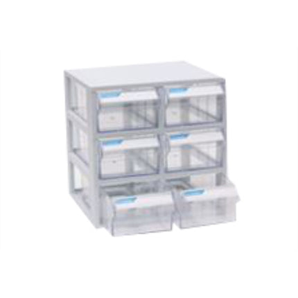 JEONGKWANG Magic Box Organizer, 6-Compartment Large (Fixed) J-306