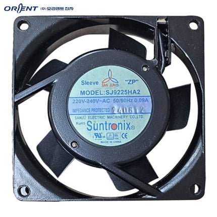 ORIENT Cooling Fan, 120 mm, Sleeve Bearing, Terminal Type, AC220V SJ1225HA2AT