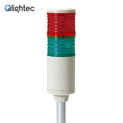 QLIGHT Signal Tower Light, LED, 2-Tier, AC220V ST56EL-2