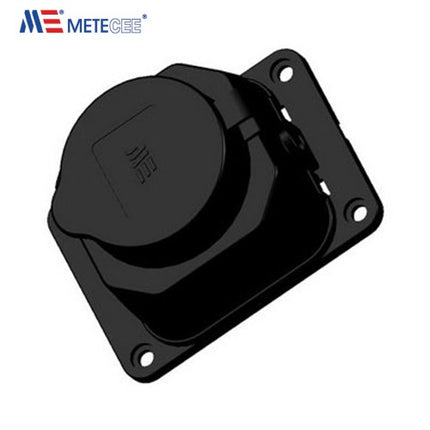 METE Weatherproof Socket, Wall-Mount, Straight Type, 16A, 220/240V, 404012