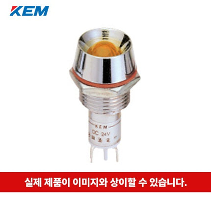 KEM KEM LED Indicator Light, Ø16mm, DC24V, Yellow KLHD-16D24Y