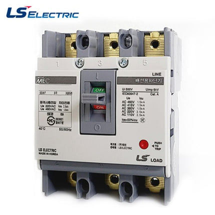 LS ELECTRIC Molded Case Circuit Breaker (MCCB), For Distribution Panel, 50A ABE53Fb