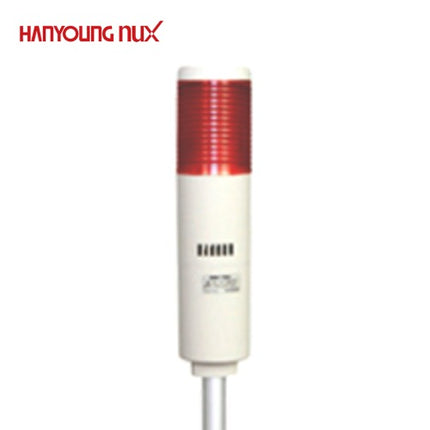 HANYOUNG Signal Tower Light, Steady/Flashing/Buzzer, 1-Tier, AC220V HY-TWBN2201