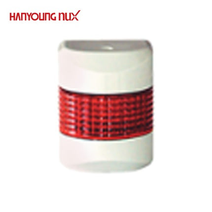 HANYOUNG Warning Indicator Light, Steady/Flashing/Buzzer, Wall-Mount, 1-Tier WMS-FC511