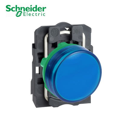 SCHNEIDER Pilot Lamp, Ø22, Blue XB5AVM6