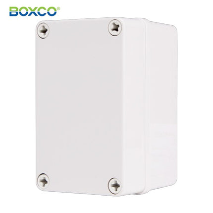 BOXCO Terminal Box, Plastic Enclosure, Bolt Type, ABS, Gray Cover BC-AGS-081307