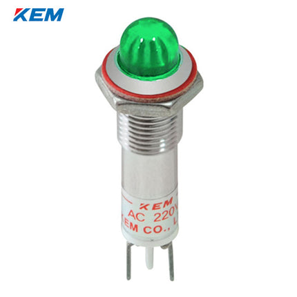 KEM KEM LED Indicator Light, Ø8mm, High-Brightness, DC24V, Green KLCRAU-08D24-G