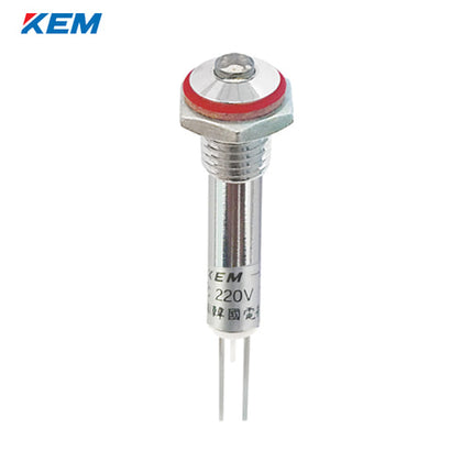 KEM KEM LED Indicator Light, Ø6mm, High-Brightness, AC220V, White KLXU-06A220W