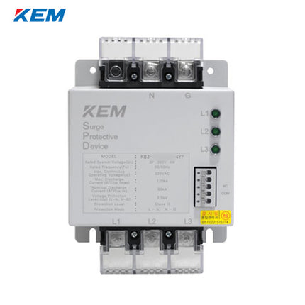 KEM Surge Protective Device (SPD), Box Type, Safety Cover Type KB3-120-380-4Y