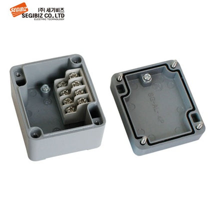 SEGIBIZ Terminal Box, Aluminum Pin Box, Heat-Resistant SG-HL-4P