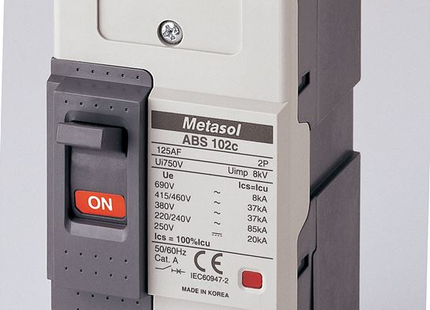 LS ELECTRIC Metasol Molded Case Circuit Breaker MCCB Standard ABH52c 4 ...
