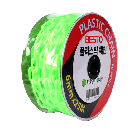 BESTO Plastic Chain, Roll Type BS-PCR-6 6MM*25M fluorescent