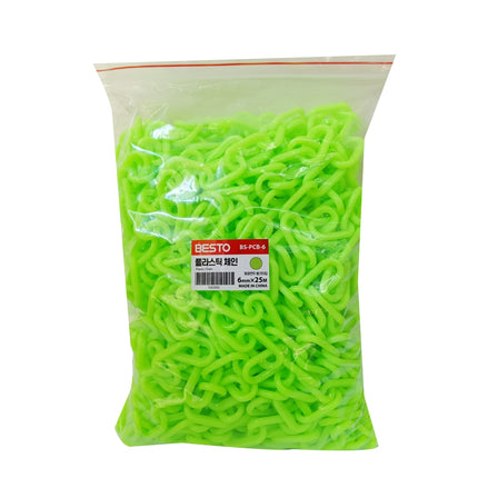 BESTO Plastic Chain, Bulk Type BS-PCB-6 6MM*25M fluorescent