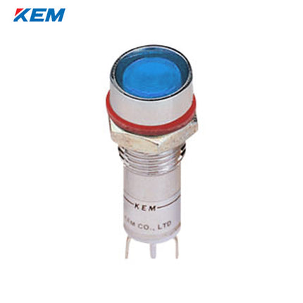 KEM KEM LED Indicator Light, Ø12mm, High-Brightness, DC48V, Blue KLFU-12D48B