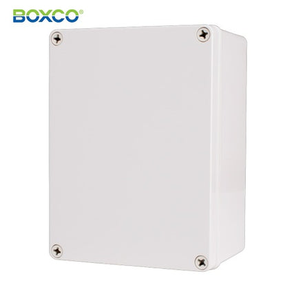 BOXCO Terminal Box, Plastic Enclosure, Bolt Type, ABS, Gray Cover BC-AGS-152010