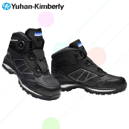 KIMBERLY-CLARK 6" Dial Closure Safety Shoes YK-S622R 6"-270mm/BLACK