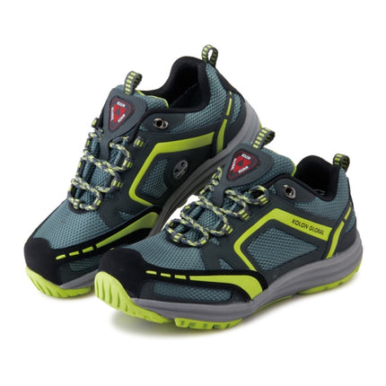 KOLON Casual Safety Shoes KG-450 4"-270MM/KHAKI+LIME