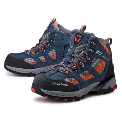 KOLON Casual Safety Shoes KG-66 6"-235MM/NAVY+ORANGE