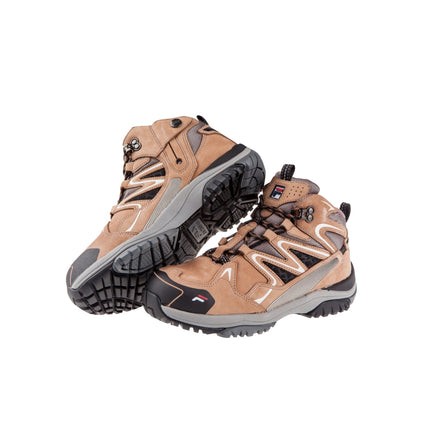 FILA High-Performance Nanotex Safety Shoes F-601 6"-275MM/BROWN