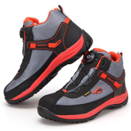 PROSPECS SAFETY Dial System Safety Shoes PS-606 6"-265mm/BLACK+ORANGE