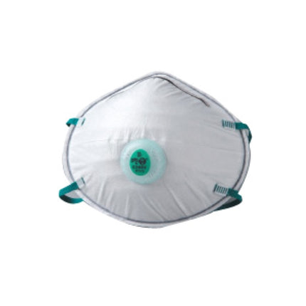 CLEANTOP Dust Respirator Mask C-280VB 2grade/white/band strap/ valve (x10 pack)