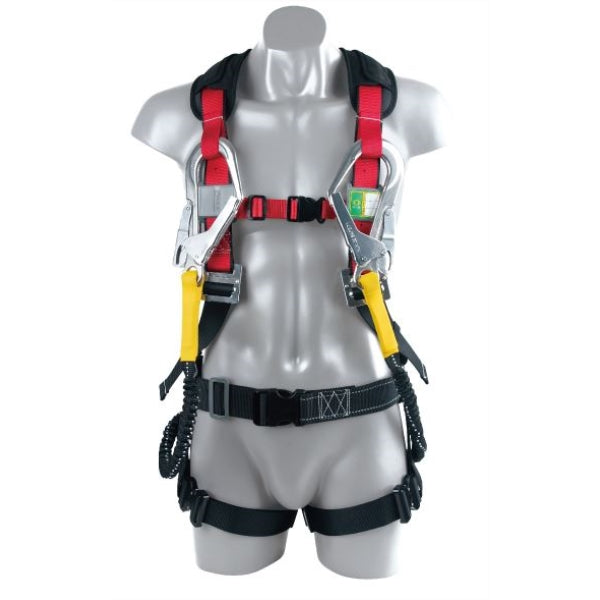 KUKJE SAFETY Full Body Safety Harness (PRIME A2) KJ052-0157 AL/large-diameter/(double)elastic/one-touch/X Type